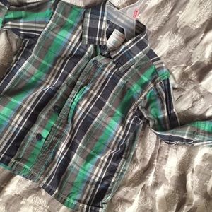 Toddler boy button up shirt
